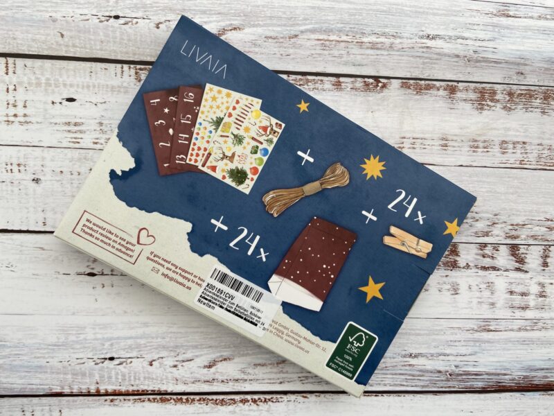 Adventskalender zum Selbstbefüllen (Livaia) – Bild 2
