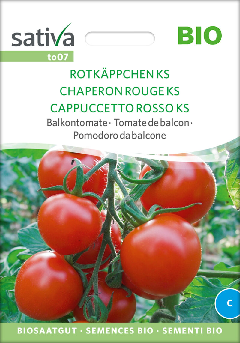 Bio-Saatgut Tomate Rotkäppchen KS