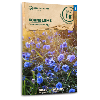 Bio-Saatgut Kornblume Blau