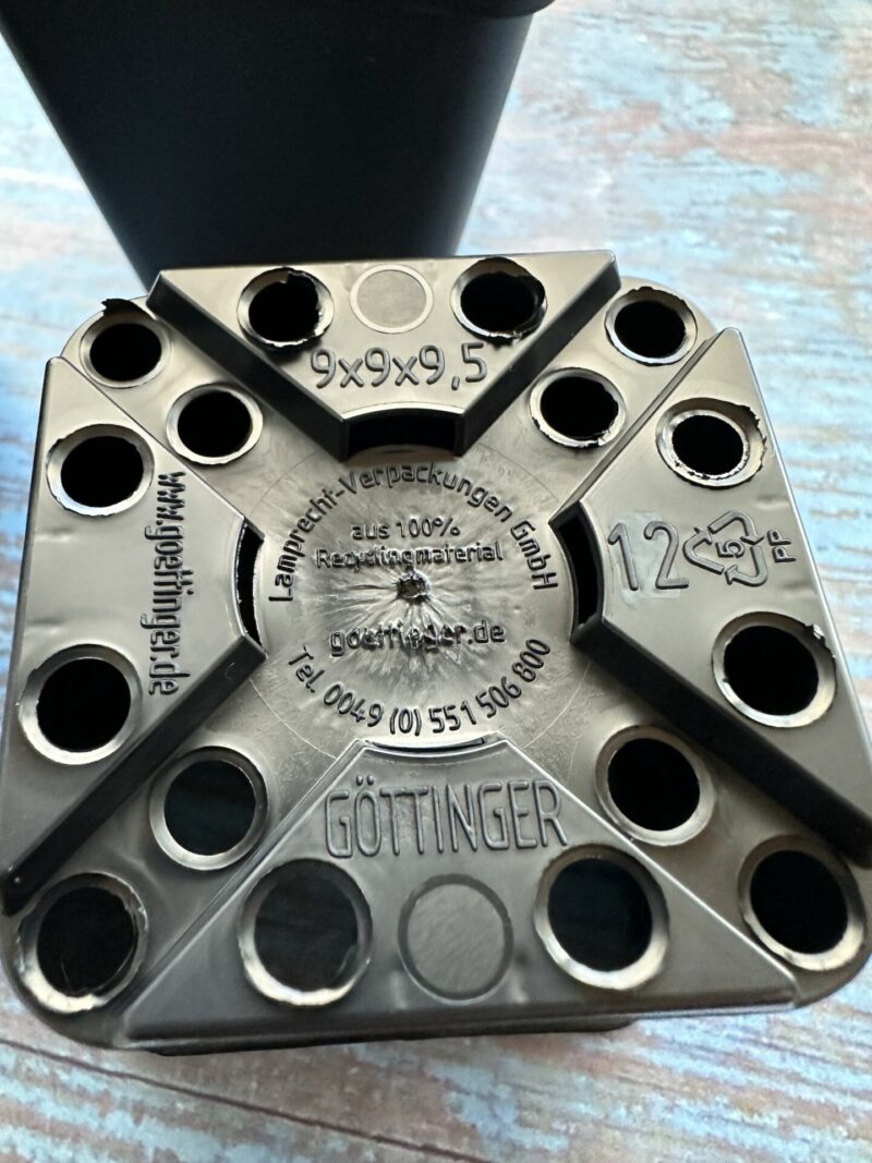 Vierecktopf, Pflanztopf Göttinger 9 x 9 cm  (10 Stück) – Bild 5