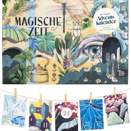 Bio-Saatgut Adventskalender Magische Zeit "Wundersame Kräuterwelt" von Magic Garden Seeds