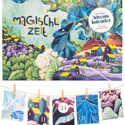Bio-Saatgut Adventskalender Magische Zeit "Bunter Selbstversorgergarten" von Magic Garden Seeds