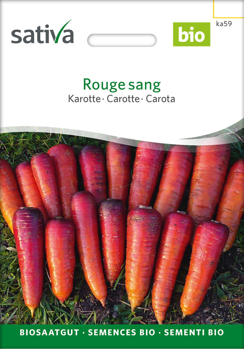 Bio-Saatgut Karotte Rouge Sang