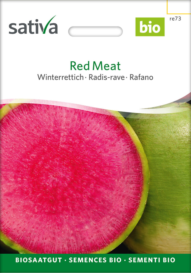 Bio-Saatgut Wassermelonen-Rettich "Red Meat"