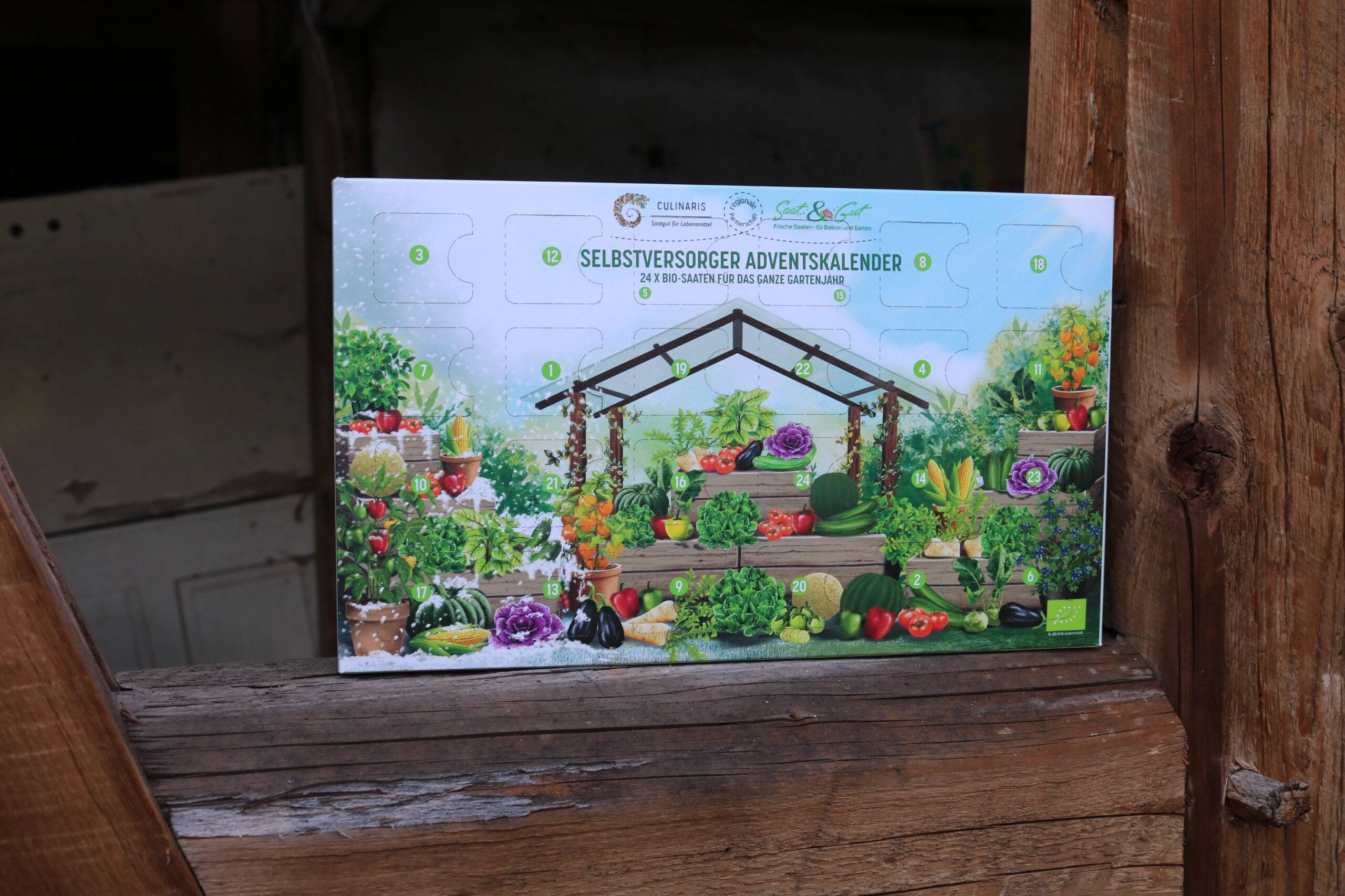 Bio-Saatgut Adventskalender "Selbstversorger" von Culinaris – Bild 2