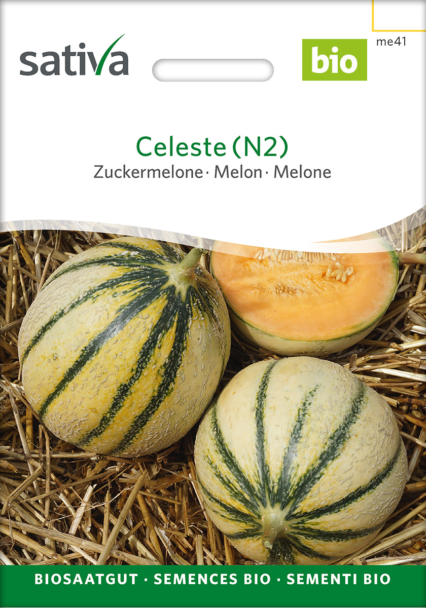 Bio-Saatgut Zuckermelone Celeste (N2)